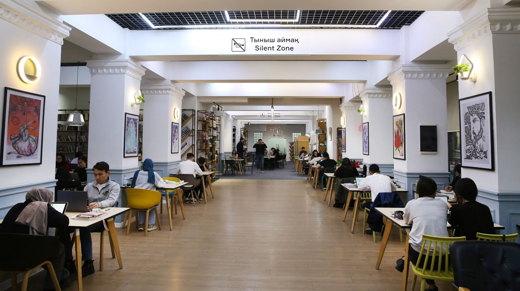 الماتى – وقىرماندار قالاسى: 2،8 ملن الماتىلىق قالا كىتاپحانالارىنا بارادى