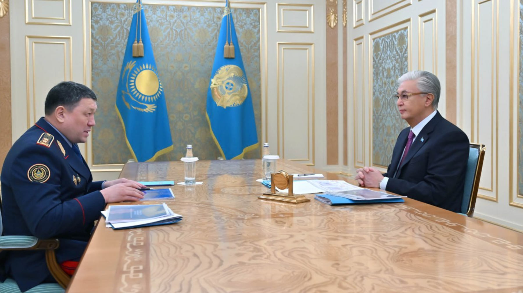 Мемлекет басшысы Ішкі істер министрі Ержан Сәденовті қабылдады