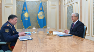 Мемлекет басшысы Ішкі істер министрі Ержан Сәденовті қабылдады