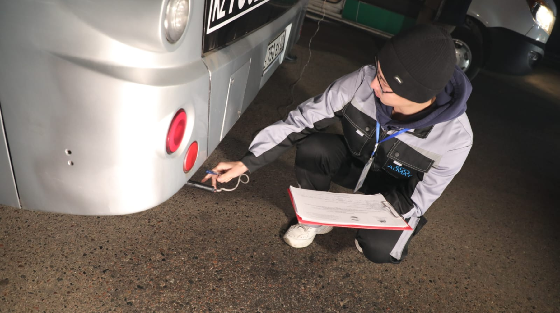 Алматыдағы экологиялық рейд барысында бір күнде 20 автокөлік тексерілді