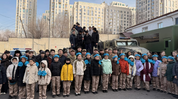 Алматыдағы Ұлттық ұлан әскери бөлімінде «Әскер балалар көзімен» атты ашық есік күні өтті