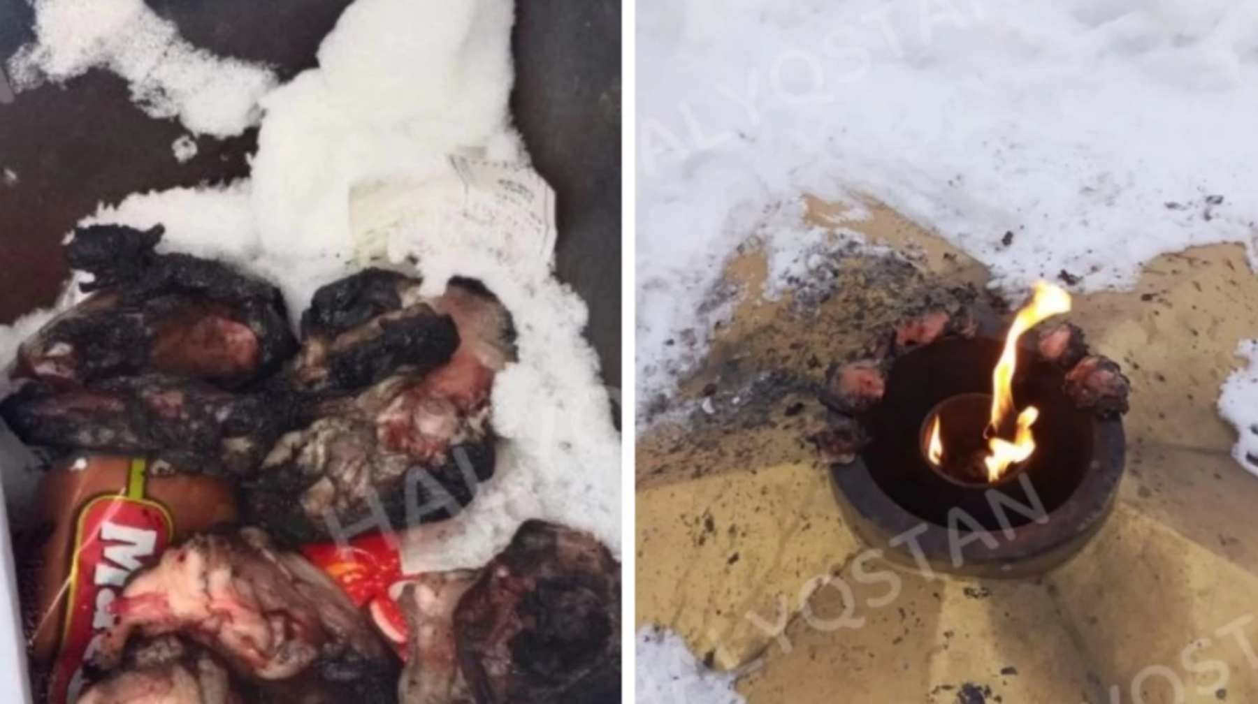  ماڭگىلىك الاۋعا ەت پىسىرگەن ادام ۇستالدى