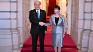 Қасым-Жомарт Тоқаев Акасака мемлекеттік сарайына келді