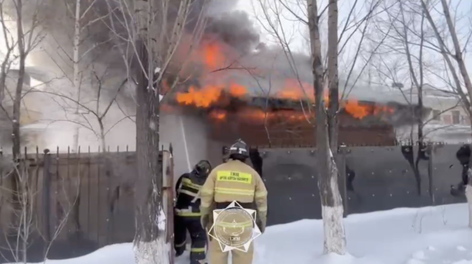 استاناداعى جەكە تۇرعىن ءۇي اۋماعىندا ءورت شىقتى