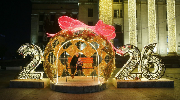 Алматы Жаңа жыл мерекесі қарсаңында нағыз ертегідей түрленді