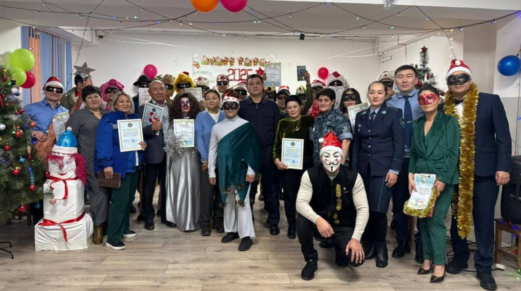 Алматыда сотталғандар Жаңа жыл мерекесін атап өтті  