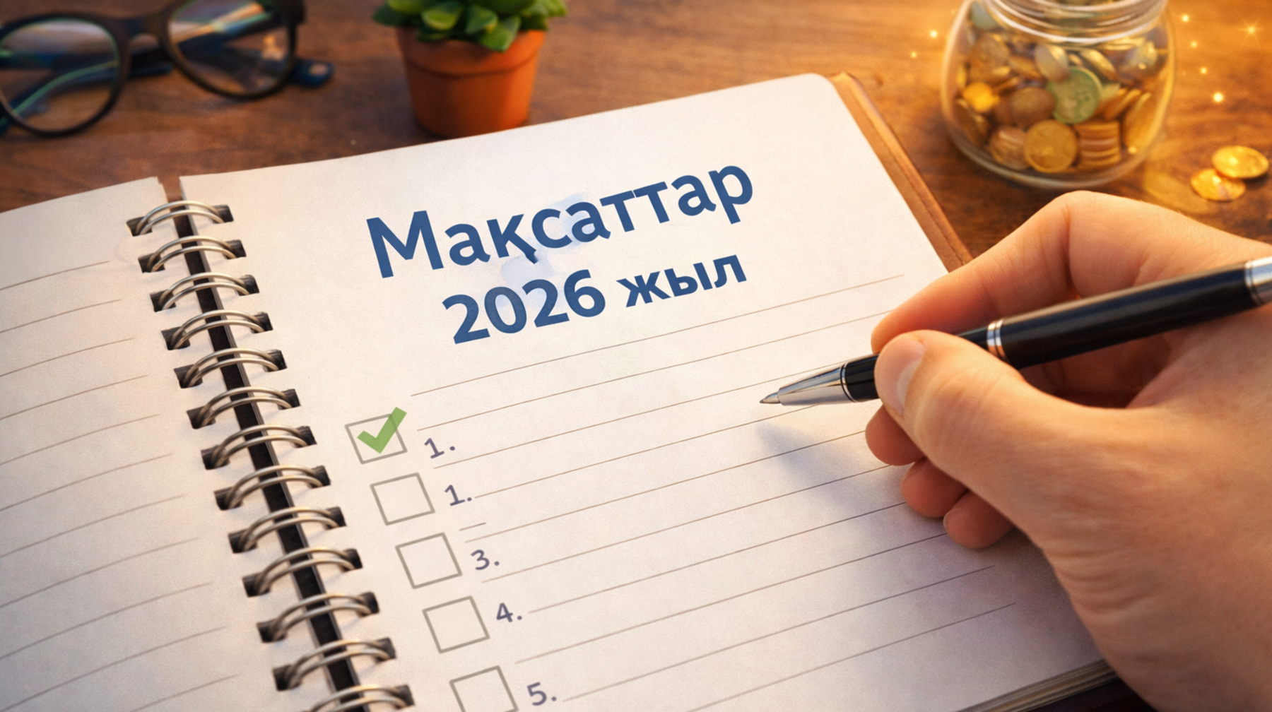 Жаңа жыл - жаңа мақсат. 2026 жылға жоспар құруда нені ескеру керек?