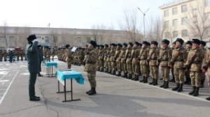5571 әскери бөлімінде 600-ден астам жас сарбаз Әскери ант қабылдад
