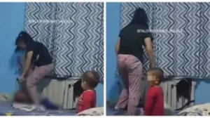 Баласын аяусыз ұрып-соққан әйел қамалды