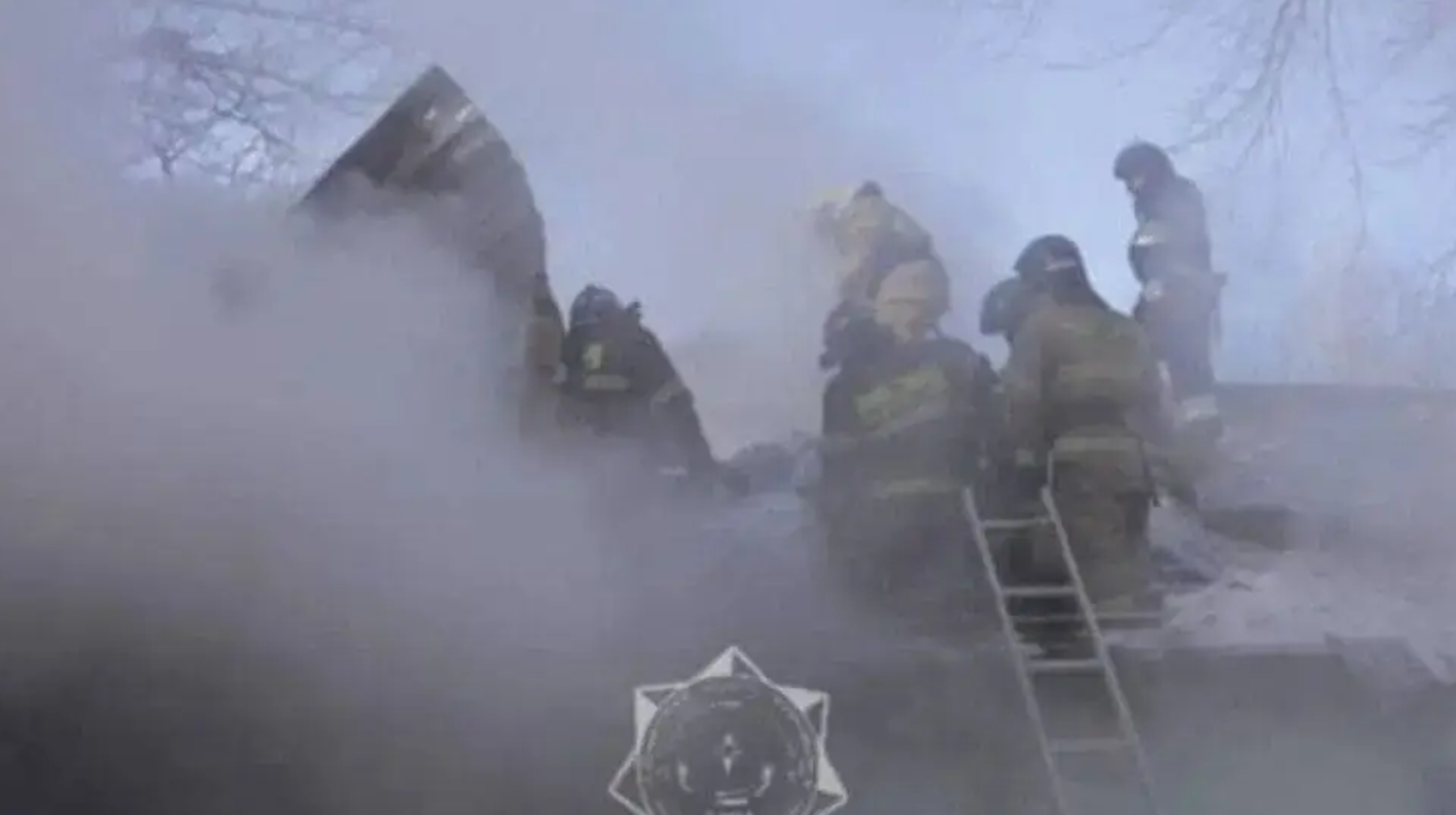 Астанада жер үй өртеніп, жарылыс болды (ВИДЕО)