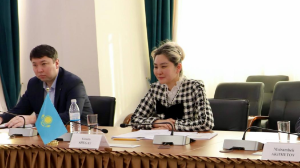 Еңбек және халықты әлеуметтік қорғау вице-министрі ХЕҰ өкілі М. Пушкинмен кездесті