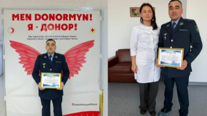 25 жылда 20 литр қан тапсырған. Ақмолалық полицей 80-ге жуық адамның өмірін арашалап қалды