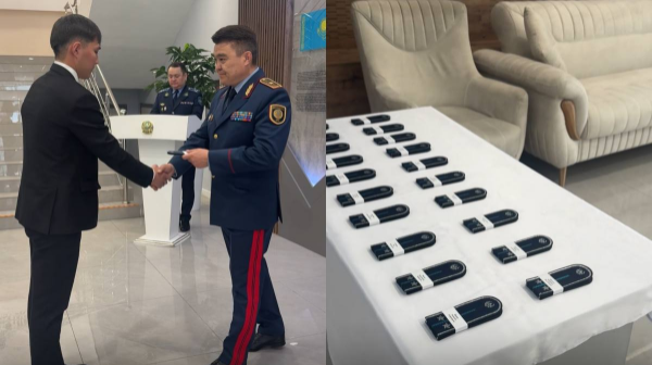 О Алматыда жаңа офицерлер алғашқы шендерін алды 