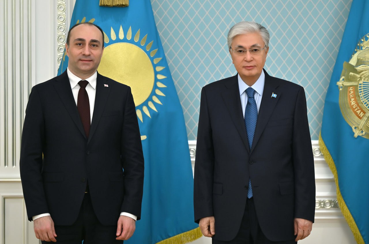 Мемлекет басшысы Грузияның ішкі істер министрі Гела Геладзені қабылдады