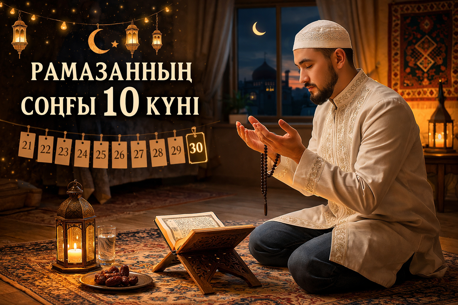 Мешітте қону, үздіксіз дұға, Қадір түні. Рамазанның соңғы 10 күнін қалай өткізген дұрыс?
