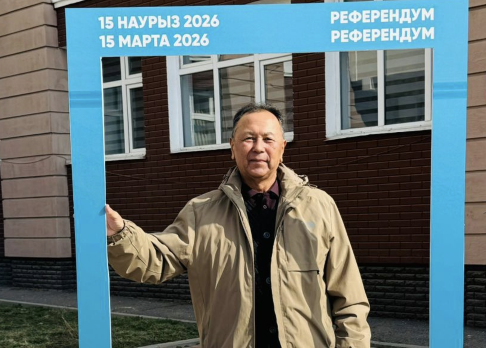 Жазушы Нұрдәулет Ақыш Алматыдағы референдумда дауыс беру үдерісінің жақсы ұйымдастырылғанын айтты