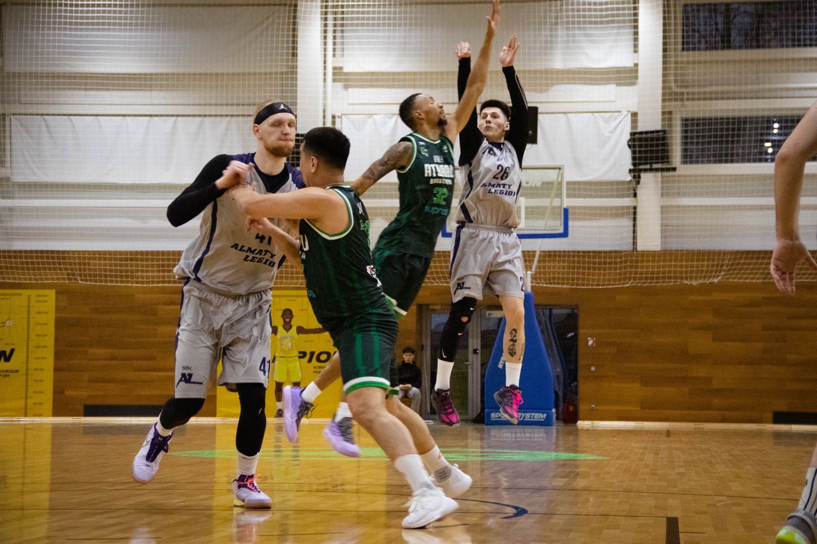 «Алматылық легион» баскетболдан Қазақстан чемпионатында өз алаңында екі матчта да жеңіске жетті