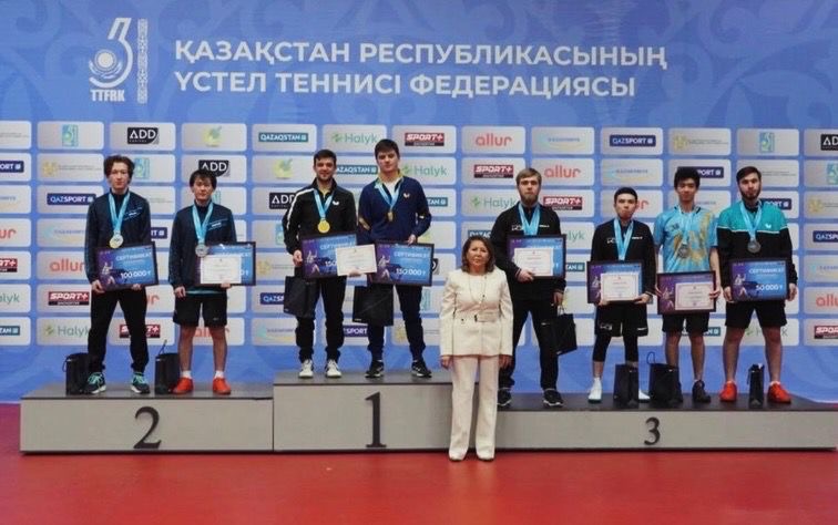 Алматылық спортшылар үстел теннисінен Қазақстан чемпионатында жеңімпаз атанды