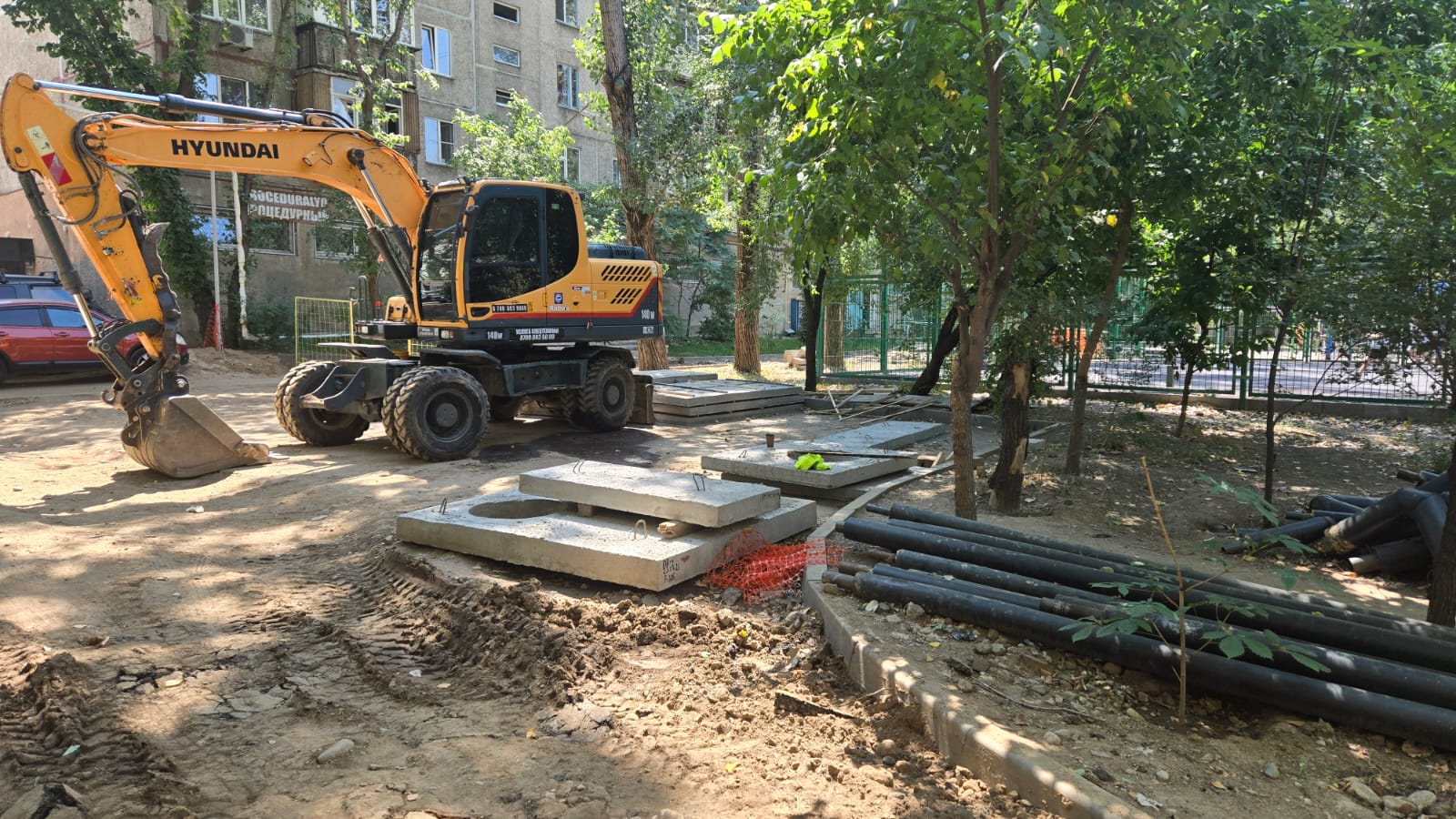 Алматының Алмалы ауданы инженерлік желіні жаңғырта бастады