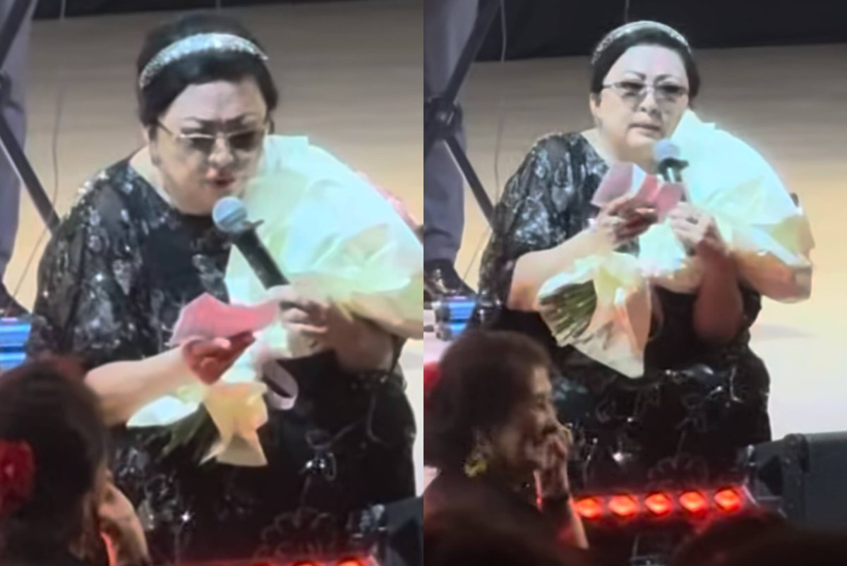 "Әй, ақкөңілім-ай". Мақпал Жүнісова концертіне келген 90 жастағы әжеге жүз мың теңге сыйлады (ВИДЕО)