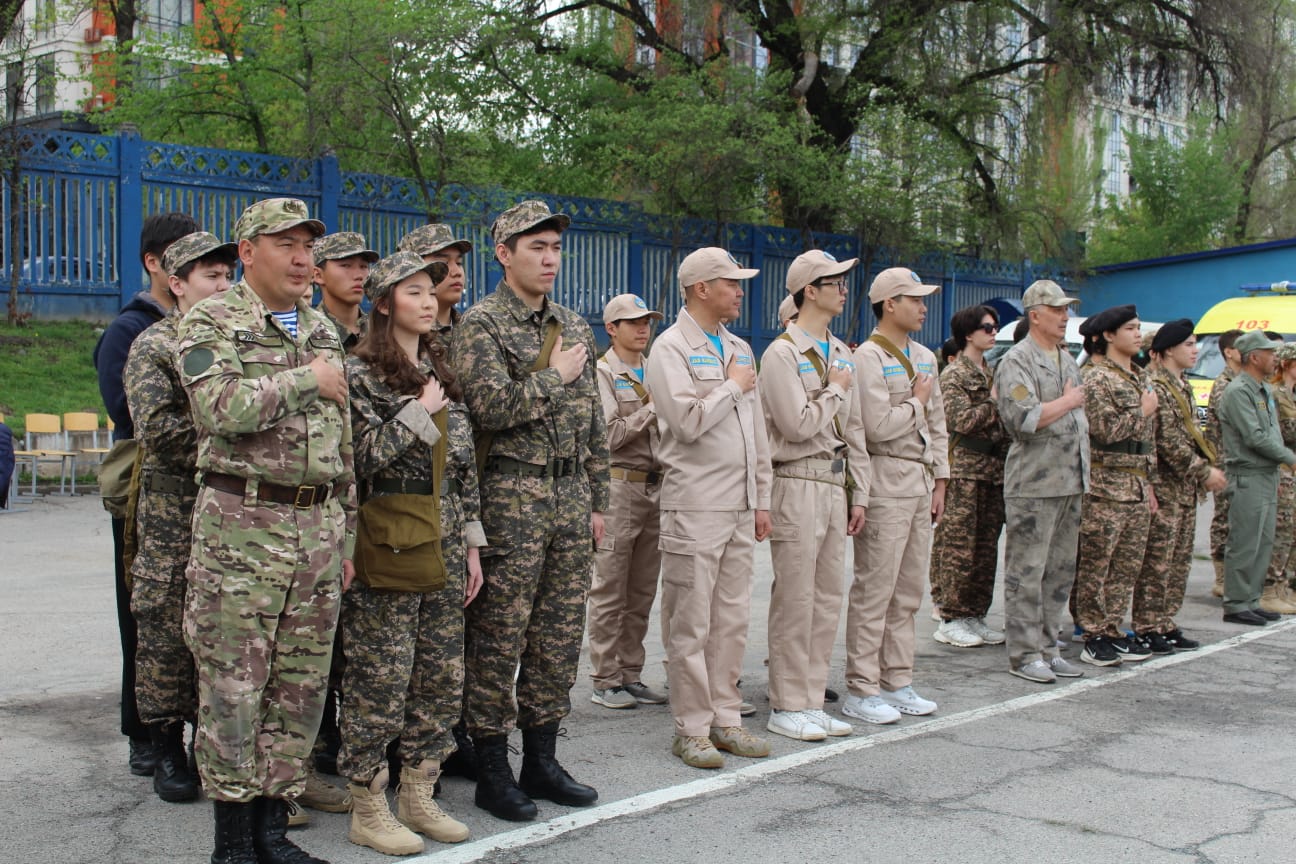 Алматыда «Жас бүркіт-2026» әскери-патриоттық жастар жиыны өтті