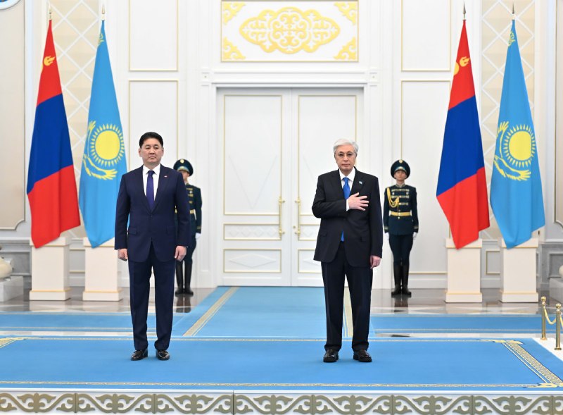 Ақорда Моңғолия Президентін қарсы алды