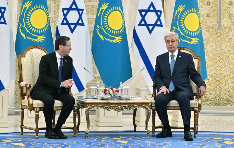Мемлекет басшысы Қасым-Жомарт Тоқаев пен Израиль Президенті Ицхак Герцог шағын құрамда келіссөз жүргізді 