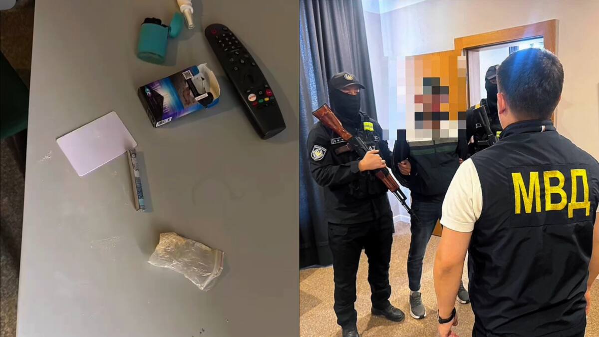 Шымкентте белгілі асабадан есірткіге ұқсас заттар тәркіленді